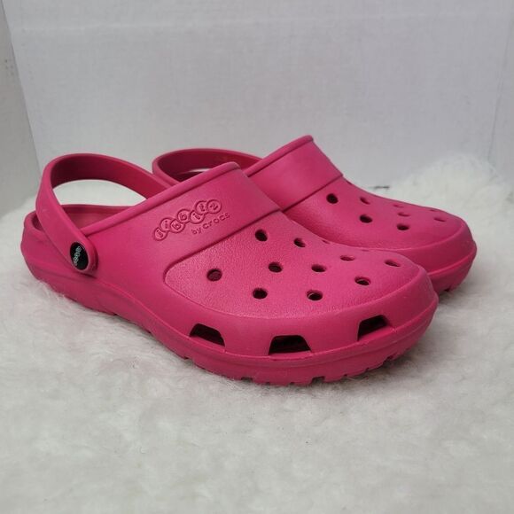 Jibbitz By Crocs Kilby Pink Clogs Womens Shoes Size 11 - Picture 1 of 10